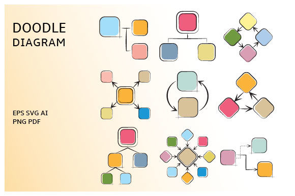 Doodle Diagram Infographic Template Guide