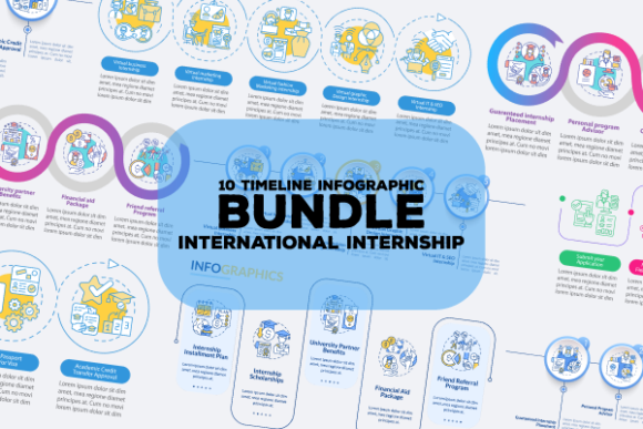 Elevating Career Development Content with the Internship Benefits Infographic Bundle