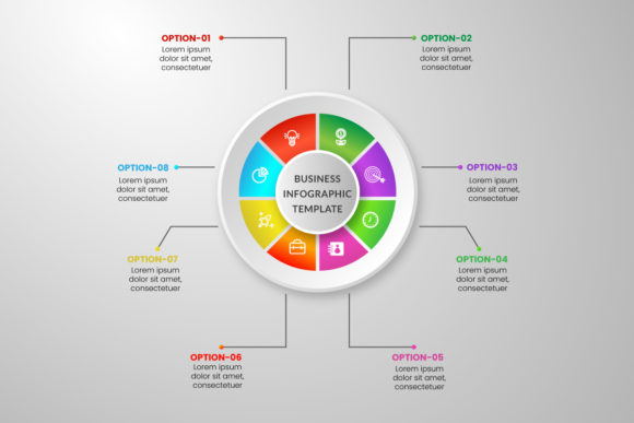 Evaluating the Circle Flip Infographic for Modern Visual Communication
