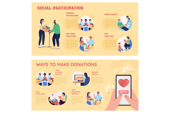 Evaluating the Donation Vector Infographic Template Set for Nonprofit Visual Communication