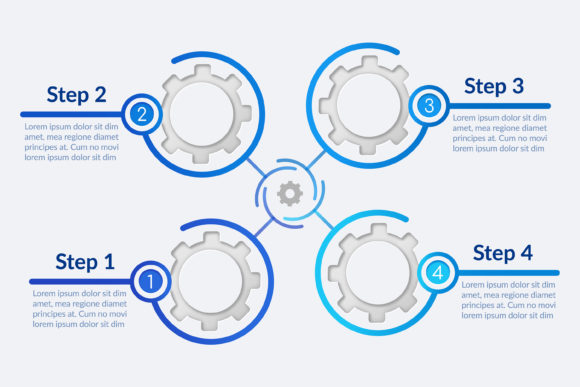 Improving Efficiency Vector Infographic: A Practical Asset for Process Visualization