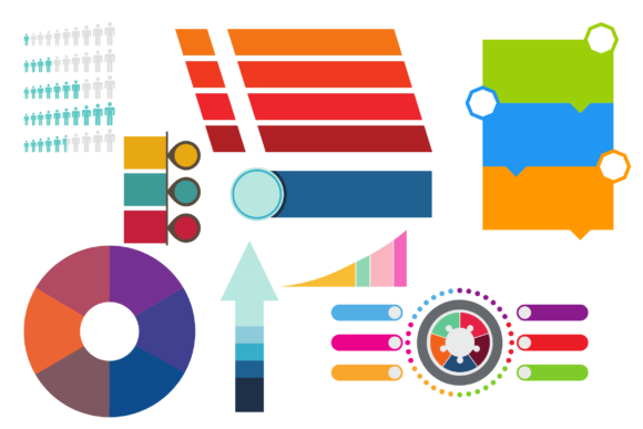 Infographic Element Collection 4: Elevating Visual Communication for Modern Business Projects