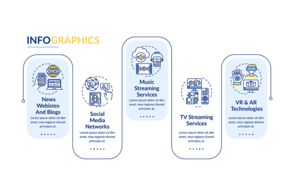 New Media Kinds Vector Infographic: Visualizing Modern Digital Workflows
