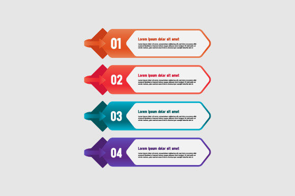 Set of Collection Infographic Banner Design Assets