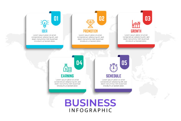 Strategic Application of the Business Infographic Element Template