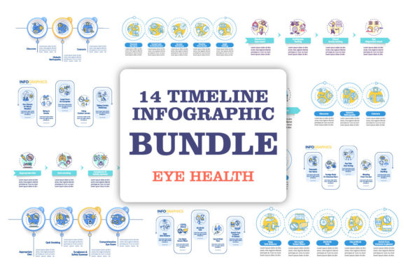 Visualizing Wellness: Leveraging the Eye Health Tips Vector Infographic Set for Modern Health Communication